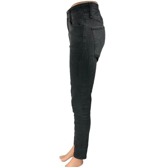 Abercrombie & Fitch Simone Women's Black High Rise Super Skinny Denim Jeans 29 - Picture 2 of 5